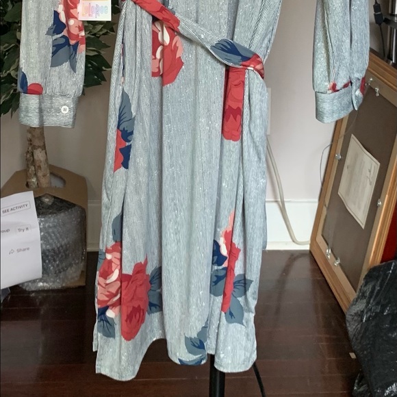 LulaRoe ELLIE DRESS 3X - Picture 6 of 11